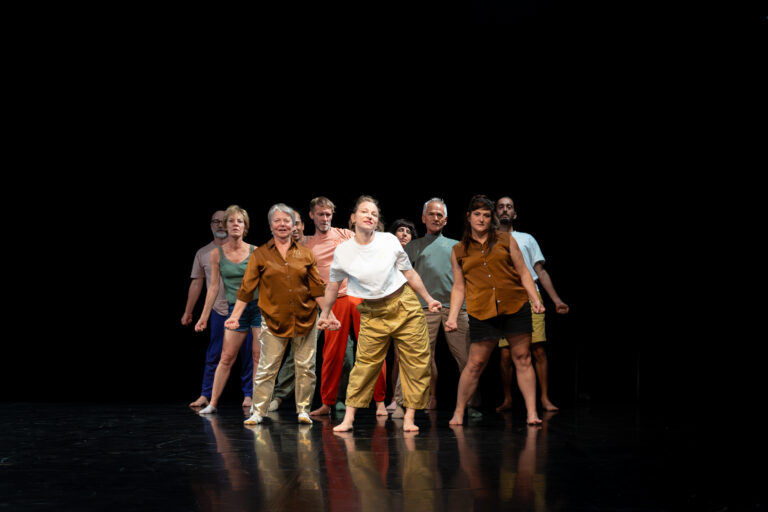 Les interprètes de Danser Ensemble sur scène